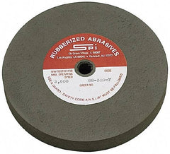 Made in USA - 6" Diam x 1/2" Hole x 3/4" Thick, 80 Grit Surface Grinding Wheel - Aluminum Oxide/Silicon Carbide Blend, Medium Grade, 3,600 Max RPM - Eagle Tool & Supply