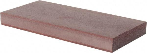 Made in USA - 2" Wide x 4" Long x 3/8" Thick, Rectangular Abrasive Stick - Fine Grade - Eagle Tool & Supply