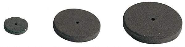 Made in USA - 5/8" Diam x 1/16" Hole x 3/32" Thick, 240 Grit Surface Grinding Wheel - Aluminum Oxide/Silicon Carbide Blend, Very Fine Grade, 24,000 Max RPM - Eagle Tool & Supply