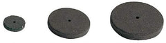 Made in USA - 1-1/2" Diam x 1/4" Hole x 3/16" Thick, 240 Grit Surface Grinding Wheel - Aluminum Oxide/Silicon Carbide Blend, Very Fine Grade, 15,000 Max RPM - Eagle Tool & Supply