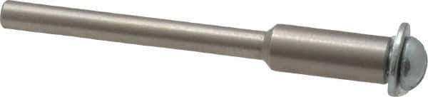 Made in USA - 1/8" Shank Rubberized Abrasive Point Mandrel - 1/8" Hole Compatibility, for Small Wheels - Eagle Tool & Supply