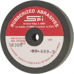 Made in USA - 2-1/2" Diam x 1/4" Hole x 3/8" Thick, 240 Grit Surface Grinding Wheel - Aluminum Oxide/Silicon Carbide Blend, Very Fine Grade, 8,300 Max RPM - Eagle Tool & Supply