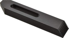Gibraltar - M6, M8 & M10mm Stud, Steel, Plain Strap Clamp - 56mm Travel, 152mm OAL x 29mm Wide x 19mm High, Black Oxide Finish, Tapered Nose - Eagle Tool & Supply