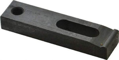 Gibraltar - 1/4" Stud, Medium Carbon Steel, Strap Clamp - 1/2" Travel, 2-1/2" OAL x 5/8" Wide x 3/8" High, Black Oxide Finish, Radius Nose - Eagle Tool & Supply