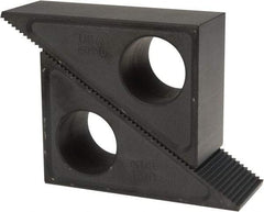 Gibraltar - 2 Piece, 3-1/2 to 9" Height Adjustment, Steel Step Block - 1/16" Step Depth, 1/8" Step Elevation, 2" Width, 5-21/64" Base Depth, 3-7/16" Height - Eagle Tool & Supply