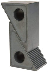 Gibraltar - 2 Piece, 64 to 152mm Height Adjustment, Steel Step Block - 1/16" Step Depth, 1/8" Step Elevation, 51mm Width, 3-3/4" Base Depth, 2-15/32" Height - Eagle Tool & Supply