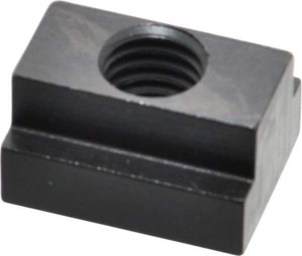 Gibraltar - 1/2-13 Blind Tapped T Slot Nut - 9/16" Slot Width, 7/8 x 11/32" Base Width x Height, 1-1/8 x 5/8" OAL x Height - Eagle Tool & Supply