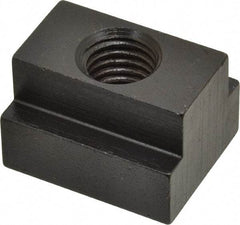 Gibraltar - 5/8-11 Blind Tapped T Slot Nut - 13/16" Slot Width, 1-1/4 x 9/16" Base Width x Height, 1-1/2 x 1" OAL x Height - Eagle Tool & Supply