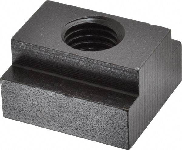 Gibraltar - 3/4-10 Blind Tapped T Slot Nut - 1" Slot Width, 1-5/8 x 5/8" Base Width x Height, 1-3/4 x 1" OAL x Height - Eagle Tool & Supply