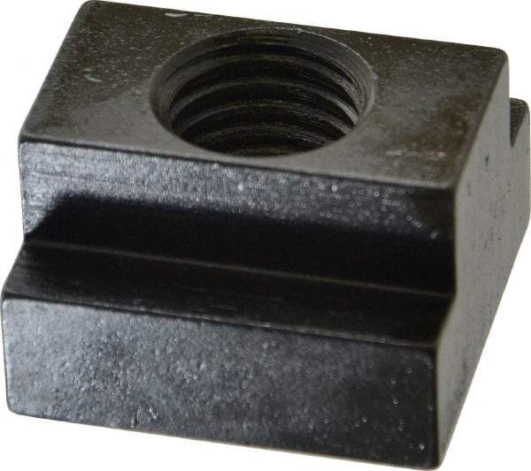 Gibraltar - 3/4-10 Tapped Through T Slot Nut - 7/8" Slot Width, 1-1/2 x 9/16" Base Width x Height, 1-1/2 x 1" OAL x Height - Eagle Tool & Supply