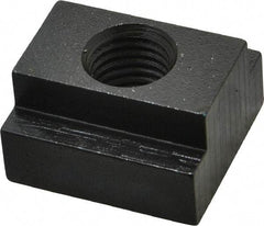 Gibraltar - 3/4-10 Tapped Through T Slot Nut - 1" Slot Width, 1-5/8 x 5/8" Base Width x Height, 1-3/4 x 1" OAL x Height - Eagle Tool & Supply