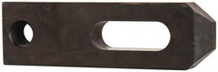 Gibraltar - 21/32" Stud, Carbon Steel, Strap Clamp - 1-1/4" Travel, 5" OAL x 1-1/2" Wide x 3/4" High, Black Oxide Finish, Tapered Nose - Eagle Tool & Supply