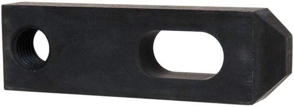 Gibraltar - 25/32" Stud, Carbon Steel, Strap Clamp - 3/4" Travel, 5" OAL x 1-1/2" Wide x 3/4" High, Black Oxide Finish, Tapered Nose - Eagle Tool & Supply