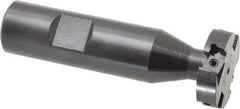Cutting Tool Technologies - 5/16 Inch Cutting Width, 1.14 Inch Cutting Diameter, 4 Cutter Inserts, 3/4 Inch Shank Diameter, 1215 Insert Style, Indexable Keyseat Cutter - Inch Long Shank - Eagle Tool & Supply