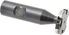 Cutting Tool Technologies - 1/4 Inch Cutting Width, 1.265 Inch Cutting Diameter, 4 Cutter Inserts, 3/4 Inch Shank Diameter, 1215 Insert Style, Indexable Keyseat Cutter - Inch Long Shank - Eagle Tool & Supply
