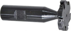 Cutting Tool Technologies - 1/4 Inch Cutting Width, 1.515 Inch Cutting Diameter, 6 Cutter Inserts, 3/4 Inch Shank Diameter, 1215 Insert Style, Indexable Keyseat Cutter - Inch Long Shank - Eagle Tool & Supply