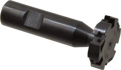 Cutting Tool Technologies - 3/8 Inch Cutting Width, 1.515 Inch Cutting Diameter, 6 Cutter Inserts, 3/4 Inch Shank Diameter, 1215 Insert Style, Indexable Keyseat Cutter - Inch Long Shank - Eagle Tool & Supply