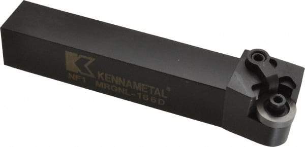 Kennametal - MRGN, Left Hand Cut, 15° Lead Angle, 1" Shank Height x 1" Shank Width, Negative Rake Indexable Turning Toolholder - 6" OAL, RN..64 Insert Compatibility, Series Kenloc - Eagle Tool & Supply