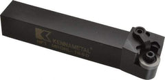 Kennametal - MRGN, Left Hand Cut, 15° Lead Angle, 1" Shank Height x 1" Shank Width, Negative Rake Indexable Turning Toolholder - 6" OAL, RN..64 Insert Compatibility, Series Kenloc - Eagle Tool & Supply