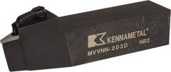 Kennametal - MVVN, Neutral Cut, 0° Lead Angle, 1-1/4" Shank Height x 1-1/4" Shank Width, Negative Rake Indexable Turning Toolholder - 6" OAL, VN..33. Insert Compatibility, Series Kenloc - Eagle Tool & Supply