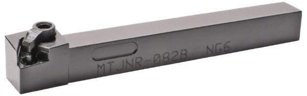 Kennametal - MTJN, Left Hand Cut, 3° Lead Angle, 1/2" Shank Height x 1/2" Shank Width, Negative Rake Indexable Turning Toolholder - 4-1/2" OAL, TN..22. Insert Compatibility, Series Kenloc - Eagle Tool & Supply