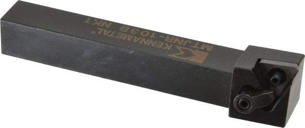 Kennametal - MTJN, Right Hand Cut, 3° Lead Angle, 5/8" Shank Height x 5/8" Shank Width, Negative Rake Indexable Turning Toolholder - 4-1/2" OAL, TN..33. Insert Compatibility, Series Kenloc - Eagle Tool & Supply