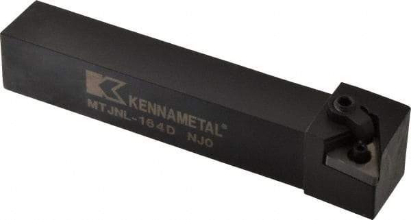 Kennametal - MTJN, Left Hand Cut, 3° Lead Angle, 1" Shank Height x 1" Shank Width, Negative Rake Indexable Turning Toolholder - 6" OAL, TN..43. Insert Compatibility, Series Kenloc - Eagle Tool & Supply