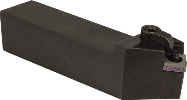 Kennametal - MSSN, Right Hand Cut, 45° Lead Angle, 1" Shank Height x 1" Shank Width, Negative Rake Indexable Turning Toolholder - 5" OAL, SN..43. Insert Compatibility, Series Kenloc - Eagle Tool & Supply