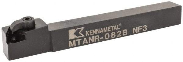 Kennametal - MTAN, Right Hand Cut, 3° Lead Angle, 1/2" Shank Height x 1/2" Shank Width, Negative Rake Indexable Turning Toolholder - 4-1/2" OAL, TN..22. Insert Compatibility, Series Kenloc - Eagle Tool & Supply