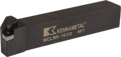Kennametal - MCLN, Right Hand Cut, 5° Lead Angle, 1" Shank Height x 1" Shank Width, Negative Rake Indexable Turning Toolholder - 6" OAL, CN..32. Insert Compatibility, Series Kenloc - Eagle Tool & Supply