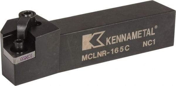 Kennametal - MCLN, Right Hand Cut, 5° Lead Angle, 1" Shank Height x 1" Shank Width, Negative Rake Indexable Turning Toolholder - 5" OAL, CN..54. Insert Compatibility, Series Kenloc - Eagle Tool & Supply