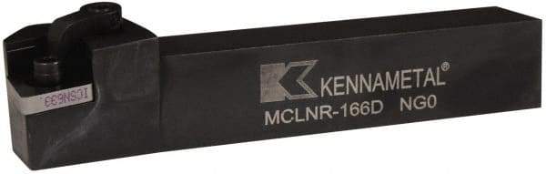 Kennametal - MCLN, Right Hand Cut, 5° Lead Angle, 1" Shank Height x 1" Shank Width, Negative Rake Indexable Turning Toolholder - 6" OAL, CN..64. Insert Compatibility, Series Kenloc - Eagle Tool & Supply
