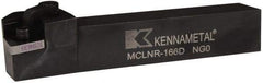 Kennametal - MCLN, Right Hand Cut, 5° Lead Angle, 1" Shank Height x 1" Shank Width, Negative Rake Indexable Turning Toolholder - 6" OAL, CN..64. Insert Compatibility, Series Kenloc - Eagle Tool & Supply