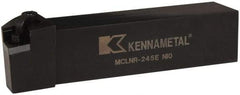 Kennametal - MCLN, Right Hand Cut, 5° Lead Angle, 1-1/2" Shank Height x 1-1/2" Shank Width, Negative Rake Indexable Turning Toolholder - 7" OAL, CN..54. Insert Compatibility, Series Kenloc - Eagle Tool & Supply