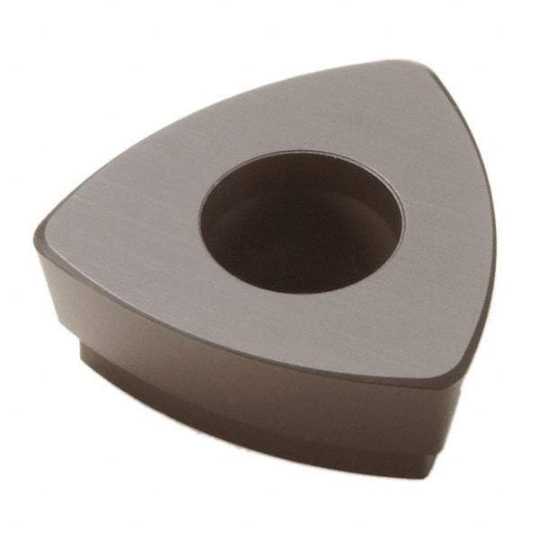 Seco - 218.19125 MD10 Grade T350M Carbide Milling Insert - TiCN/Al2O3 Finish, 0.156" Thick, 0.35" Inscribed Circle, 0.031" Corner Radius - Eagle Tool & Supply