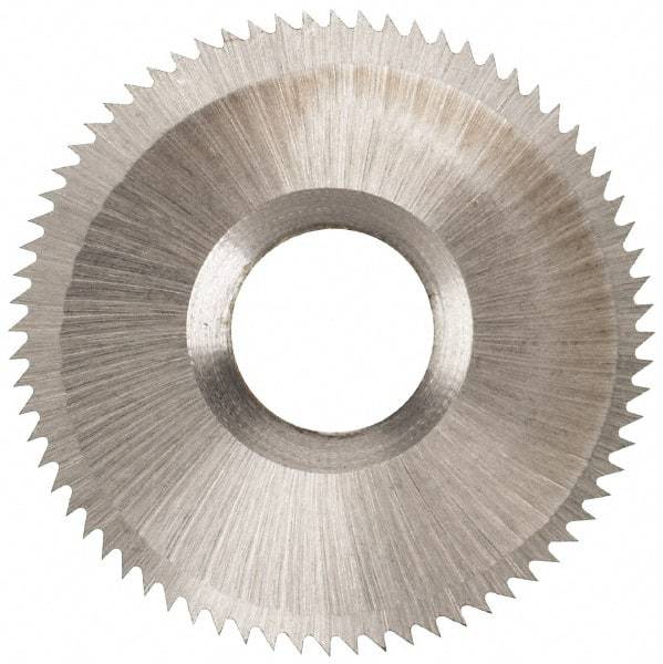 Onsrud - 1" Diam x 0.0937" Blade Thickness x 5/16" Arbor Hole Diam, 72 Tooth Slitting and Slotting Saw - Arbor Connection, High Speed Steel - Eagle Tool & Supply