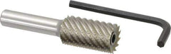 Onsrud - 7/8" Cutting Diam x 1-1/2" Length of Cut, 12 Flute, Downcut Spiral Router Bit - Uncoated, Right Hand Cut, High Speed Steel, 3-1/2" OAL x 1/2" Shank Diam, Hogger - Eagle Tool & Supply