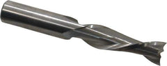 Onsrud - 1/2" Cutting Diam x 1-5/8" Length of Cut, 2 Flute, Upcut Spiral Router Bit - Uncoated, Left Hand Cut, Solid Carbide, 3-1/2" OAL x 1/2" Shank Diam, Double Edge, 30° Helix Angle - Eagle Tool & Supply