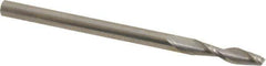 Onsrud - 1/8" Cutting Diam x 1/2" Length of Cut, 2 Flute, Upcut Spiral Router Bit - Uncoated, Right Hand Cut, Solid Carbide, 2" OAL x 1/8" Shank Diam, Double Edge, 30° Helix Angle - Eagle Tool & Supply