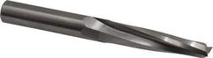 Onsrud - 1/2" Cutting Diam x 2-1/8" Length of Cut, 2 Flute, Upcut Spiral Router Bit - Uncoated, Right Hand Cut, Solid Carbide, 4-1/2" OAL x 1/2" Shank Diam, Double Edge, 11° Helix Angle - Eagle Tool & Supply