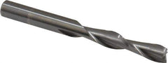 Onsrud - 1/4" Cutting Diam x 1" Length of Cut, 2 Flute, Downcut Spiral Router Bit - Uncoated, Left Hand Cut, Solid Carbide, 2-1/2" OAL x 1/4" Shank Diam, Double Edge, 30° Helix Angle - Eagle Tool & Supply