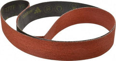 3M - 2" Wide x 72" OAL, 36 Grit, Ceramic Abrasive Belt - Ceramic, Very Coarse, Coated, YF Weighted Cloth Backing, Wet/Dry, Series 777F - Eagle Tool & Supply