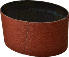 3M - 3-1/2" Wide x 15-1/2" OAL, 36 Grit, Ceramic Abrasive Belt - Ceramic, Very Coarse, Coated, YF Weighted Cloth Backing, Wet/Dry, Series 777F - Eagle Tool & Supply