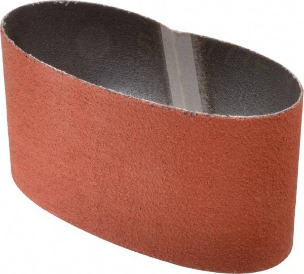 3M - 3-1/2" Wide x 15-1/2" OAL, 50 Grit, Ceramic Abrasive Belt - Ceramic, Coarse, Coated, YF Weighted Cloth Backing, Wet/Dry, Series 777F - Eagle Tool & Supply