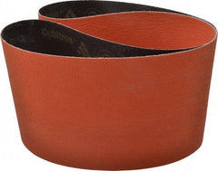 3M - 6" Wide x 48" OAL, 80 Grit, Ceramic Abrasive Belt - Ceramic, Medium, Coated, YF Weighted Cloth Backing, Wet/Dry, Series 777F - Eagle Tool & Supply