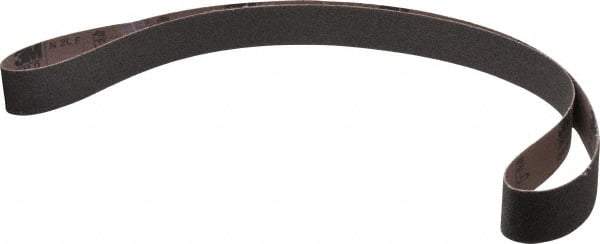 3M - 1-1/2" Wide x 60" OAL, 50 Grit, Aluminum Oxide Abrasive Belt - Aluminum Oxide, Coarse, Coated, X Weighted Cloth Backing, Series 341D - Eagle Tool & Supply