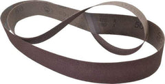 3M - 2" Wide x 60" OAL, 50 Grit, Aluminum Oxide Abrasive Belt - Aluminum Oxide, Coarse, Coated, X Weighted Cloth Backing, Series 241D - Eagle Tool & Supply