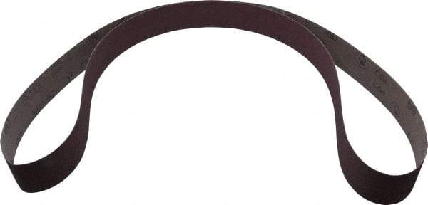 3M - 2" Wide x 72" OAL, 60 Grit, Aluminum Oxide Abrasive Belt - Aluminum Oxide, Medium, Coated, X Weighted Cloth Backing, Series 241D - Eagle Tool & Supply