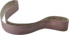3M - 2-1/2" Wide x 60" OAL, 50 Grit, Aluminum Oxide Abrasive Belt - Aluminum Oxide, Coarse, Coated, X Weighted Cloth Backing, Series 341D - Eagle Tool & Supply