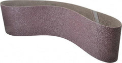 3M - 6" Wide x 48" OAL, 24 Grit, Aluminum Oxide Abrasive Belt - Aluminum Oxide, Very Coarse, Coated, X Weighted Cloth Backing, Series 341D - Eagle Tool & Supply